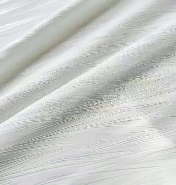 Wholesale textured white sheer curtains - elegant patterned voile window screen