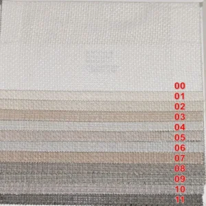 Glamorous sparkling textured sheer curtain fabric in neutral and metallic tones, ideal for stylish light-filtering window treatments. Keywords: sparkling sheer curtain fabric, metallic tone window gauze，textured drapery.