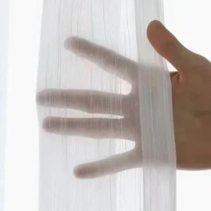 Wholesale ultra-thin white sheer curtains - lightweight transparent voile window screen