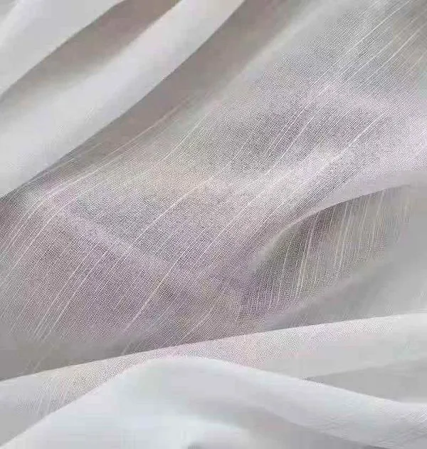 Ultra-Thin White Sheer Curtain,