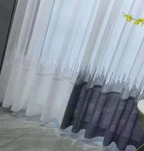 Light filtering effect of premium gradient gray window screen