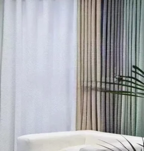 wholesale Chanel-style sheer curtains (小香风 collection) – B2B window decor