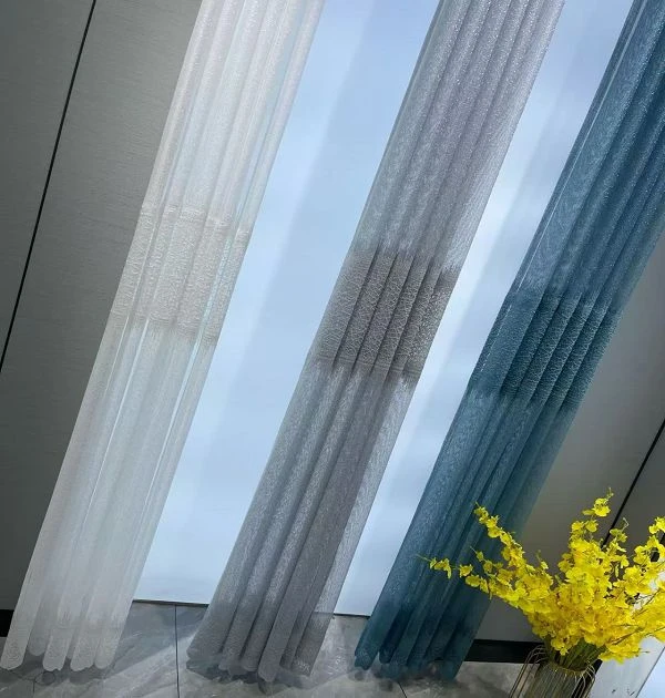 Китай, Гуанчжоу, шторы, прозрачные, оптовая продажа, градиентная текстура, стиль