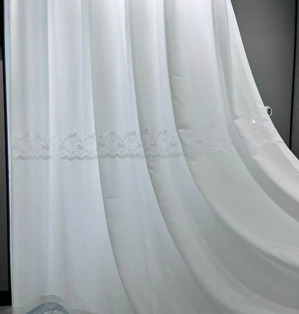 Рулон оптом Китая Shaoxing вышитые тюль для оптовой торговли