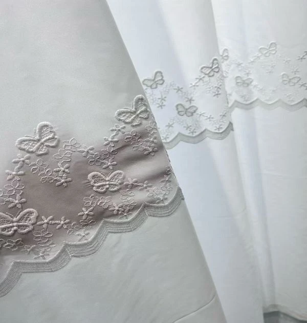 Рулон оптом Китая Shaoxing вышитые тюль для оптовой торговли