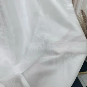 close up new chinese style woven curtain pattern