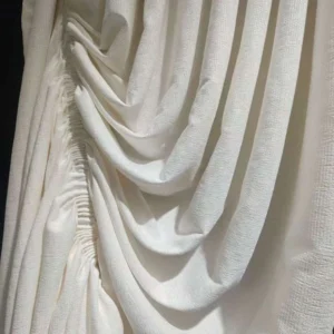 Soft draping solid color curtains for modern living room