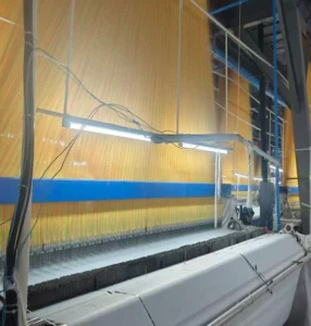 Wholesale sheer curtain fabric weaving machine in our China factory, supplying Southeast Asia market