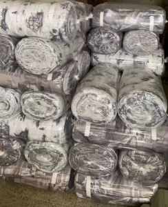 custom rolling curtain fabric waterproof export packaging