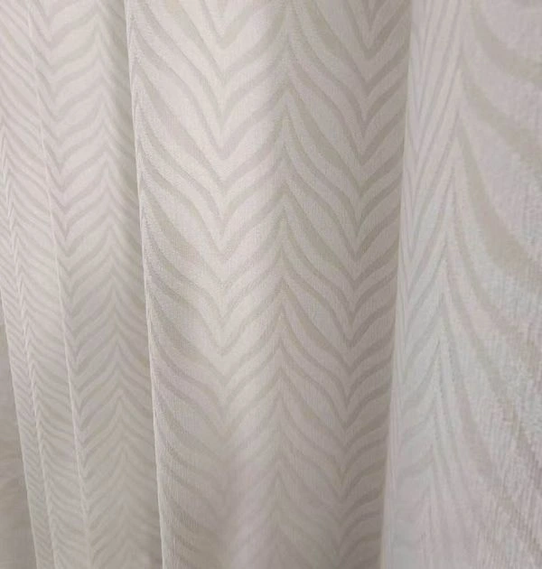 luxury jacquard chenille voile fabric manufacturer