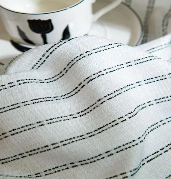 premium woven striped voile fabric manufacture