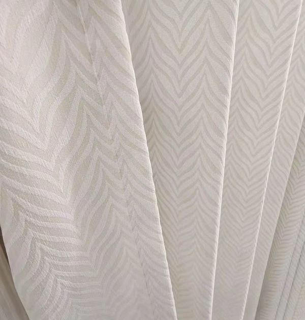 ready stock chevron chenille window sheer factory