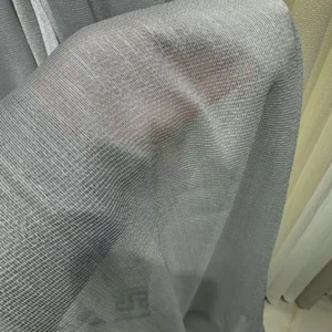 Leno weave sheer curtain fabric wholesale supplier